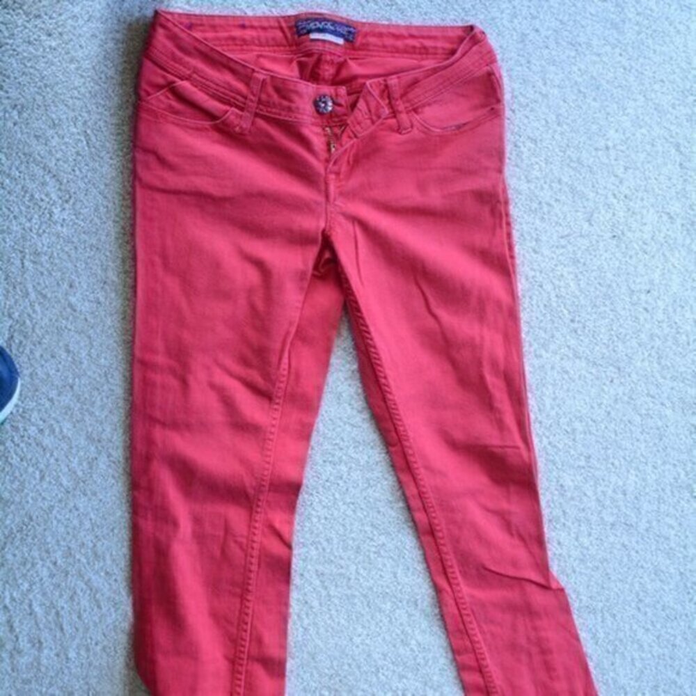 Empyre jeans size 3 red jeans